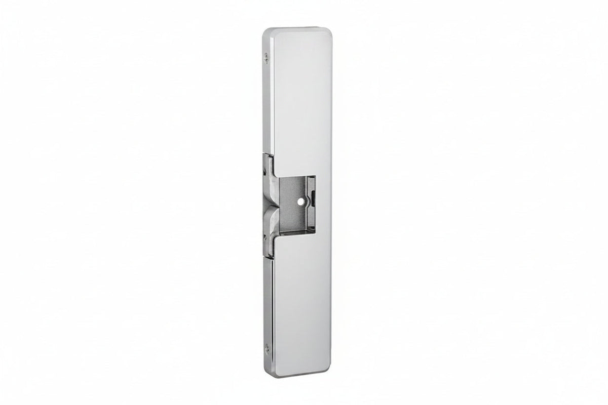 HES 9400-12/24D-630-LBM 9400 Series Slim-Line, Outdoor Rated Surface Mounted Electric Strike with Latchbolt Monitor, Satin Stainless Steel