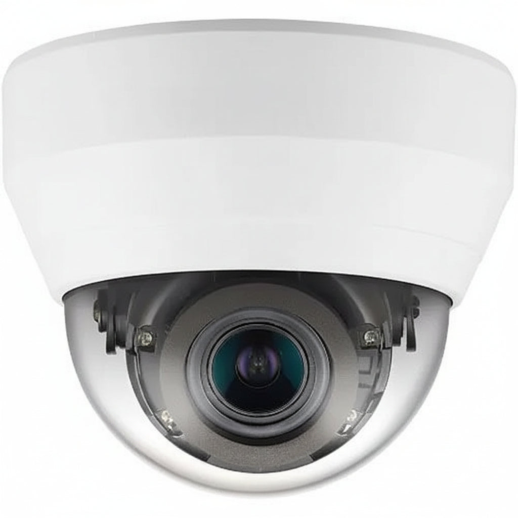 Hanwha QND-6082R1 Q-Series 2MP IR Indoor Dome, 3.2-10mm Lens, White
