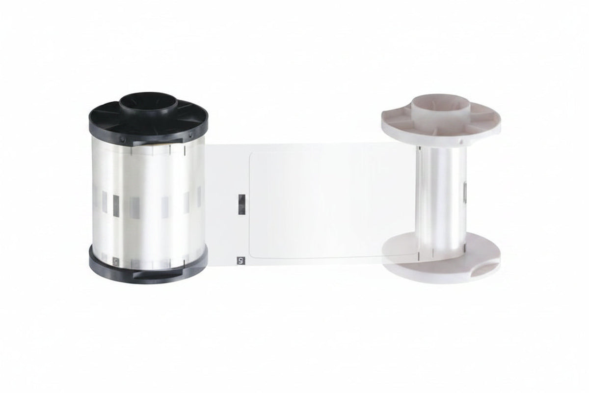 HID FARGO 82601 PolyGuard 1.0 mil Clear Overlaminate for ID Cards for HDP/DTC Printers, 250 Cards (Replaces 082602)