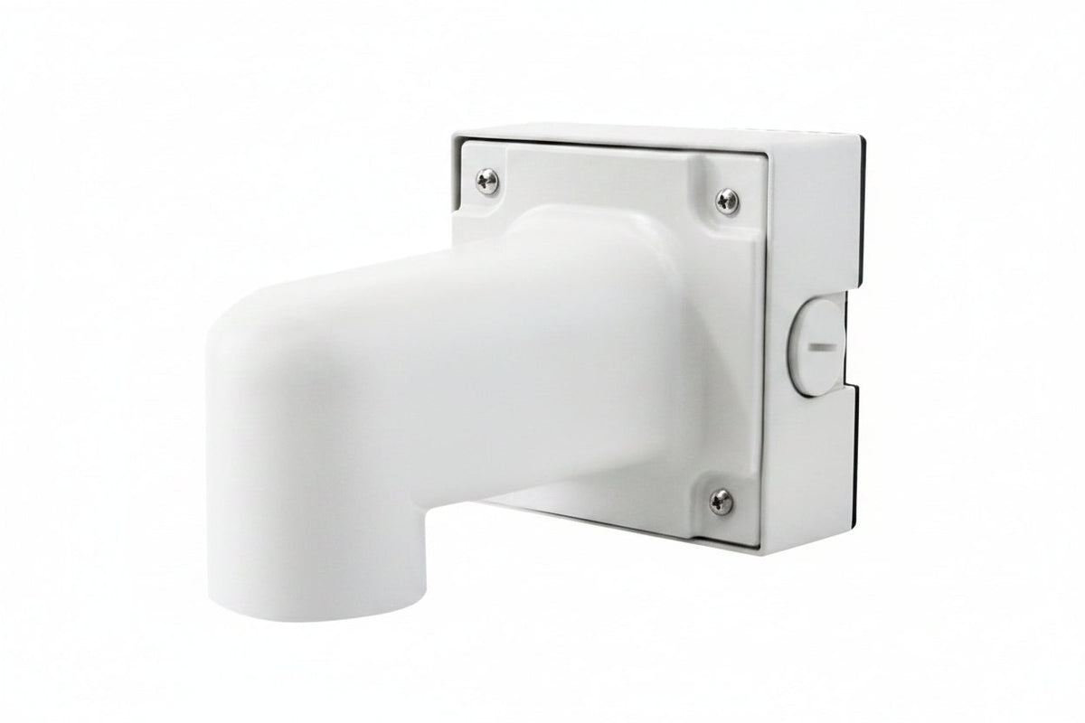 IDIS AV-WMJB-W Wall Mount Bracket with Junction Box for Contera Large Outdoor and Panoramic Domes, White
