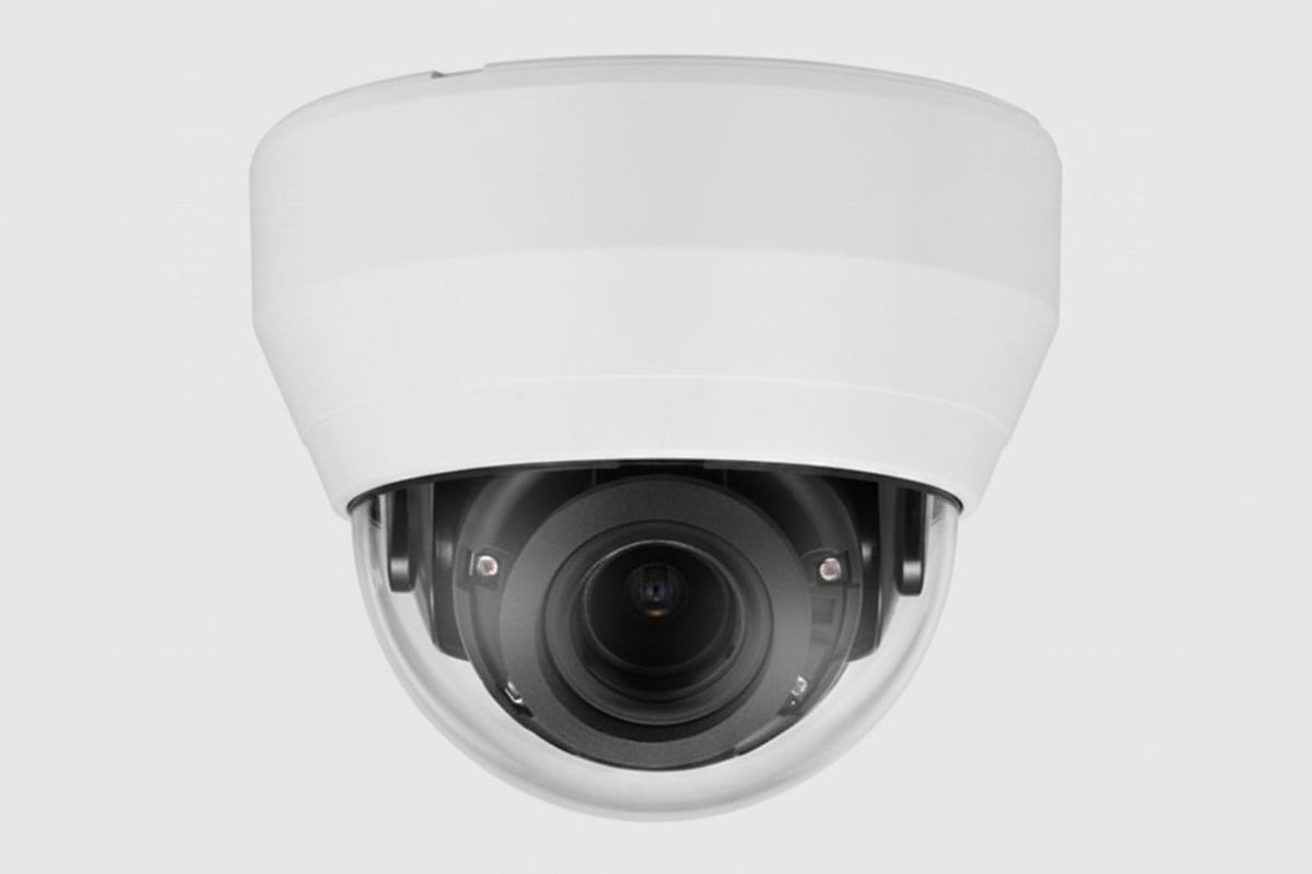 Hanwha LND-6022R L-Series 2MP IR Dome Camera, 4mm Fixed Lens, White