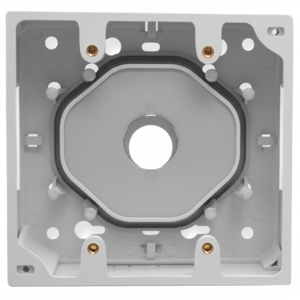 ICC ICACSMBDWH Double Gang Mounting Junction Box, White