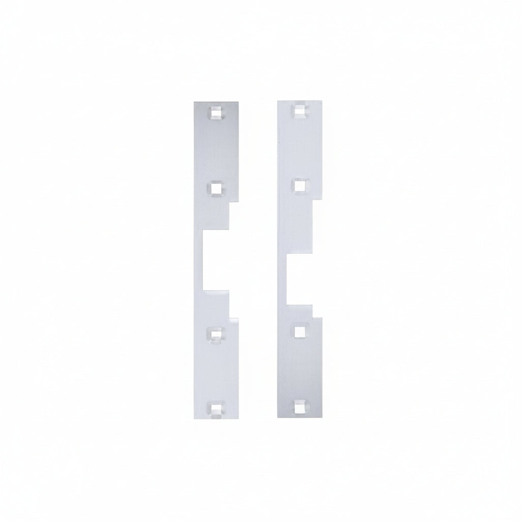 HES 1LB-2-630 Latchbolt Electric Strike Faceplate Kit, 9" Length 1 3/8" Width, for Metal Frame 1500 and 1600 Series Electric Strike, Satin Stainless Steel