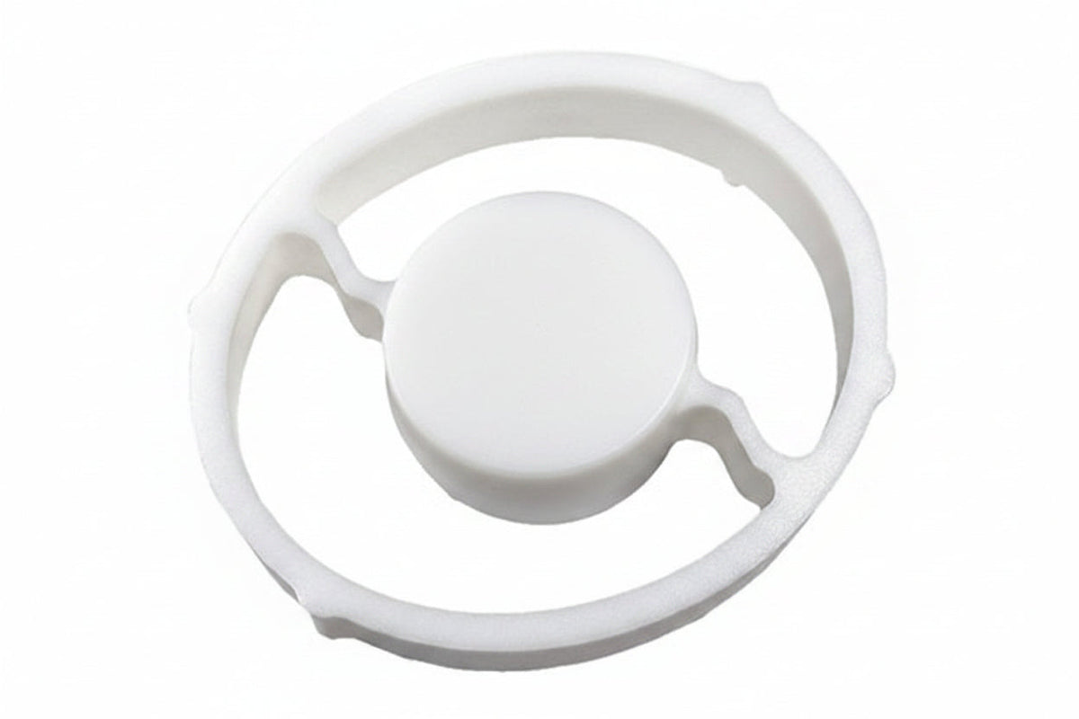 GRI GR1840 Magnet, Oval Door Channel with (2) #5942 Magnets Epoxied, White GR1840 | GI-GR1840