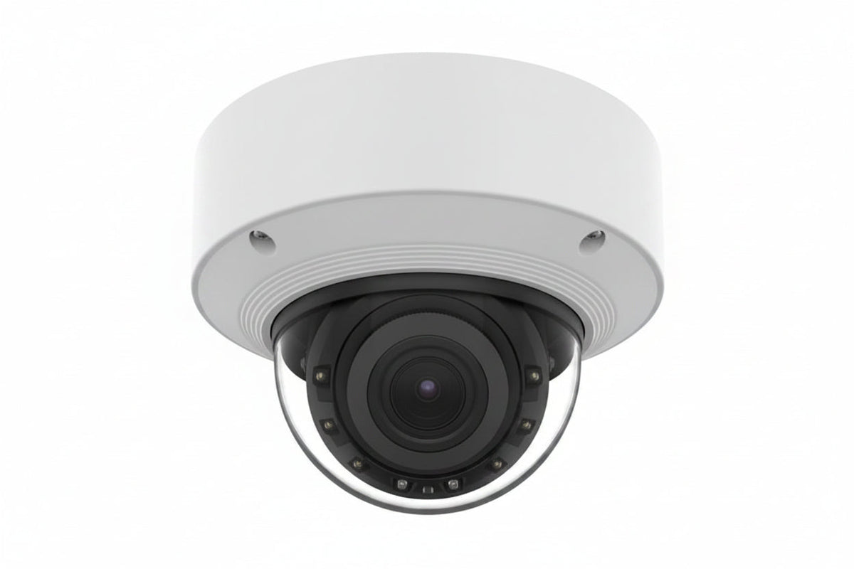 Hanwha XND-A9084RV 8MP WN9 AI Indoor Dome IP Camera, 131.2' (40m) IR Range, 2.1x Zoom Ratio, 4.4-9.3mm Motorized Varifocal Lens