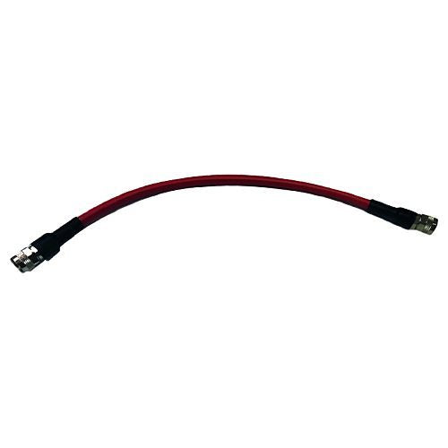 Honeywell BDA BDA-NM-RN4P-03-NM Plenum Male to Male Coaxial Cable Jumper, 10", Red