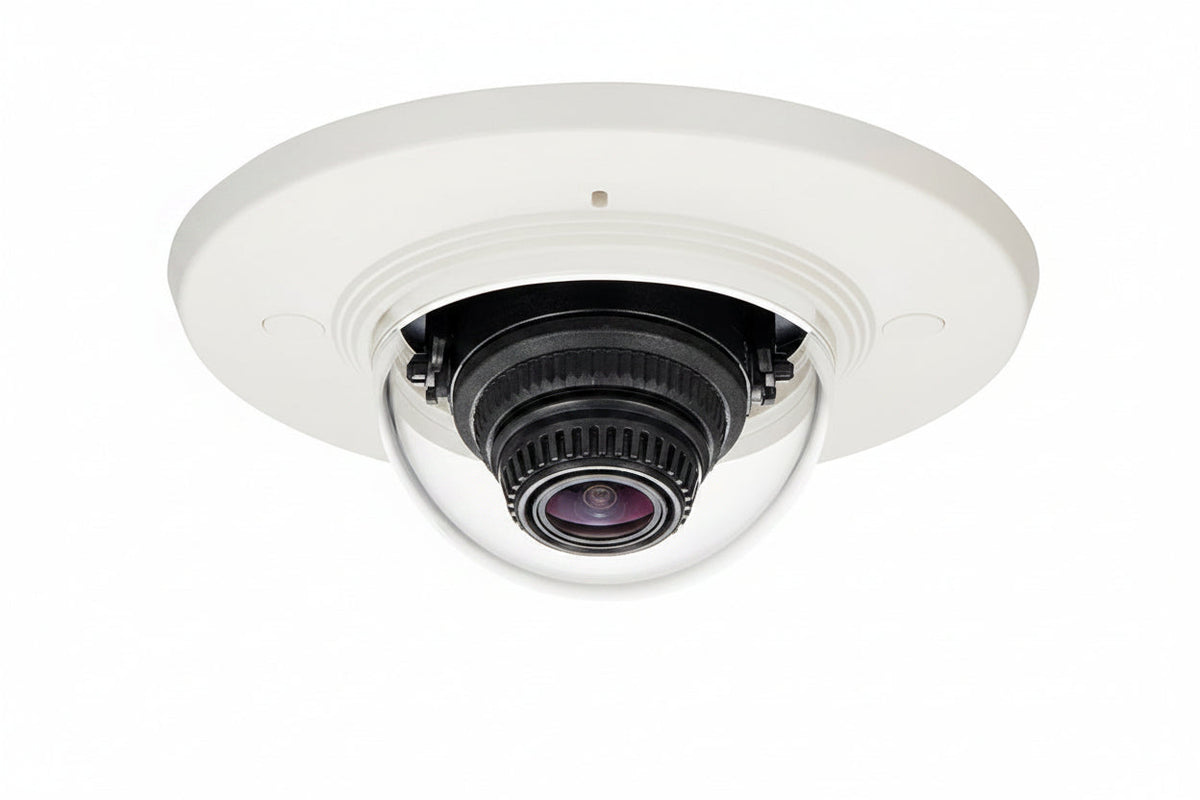 Hanwha XND-6011F X-Series 2MP Flush-Mount Indoor Dome Camera, 2.8mm Fixed Lens