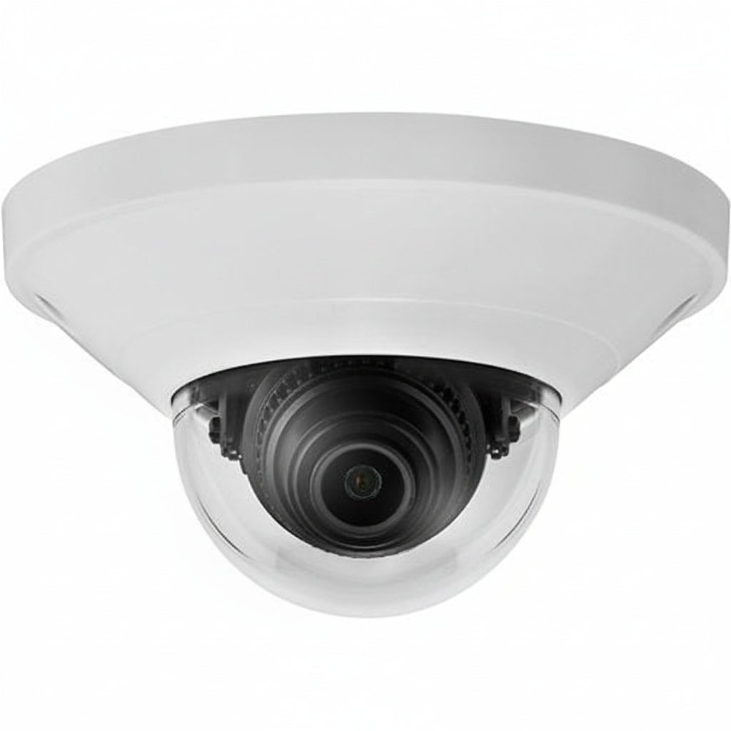 Hanwha QND-8011 Q-Series 5MP Super-Compact Dome Camera, 2.8mm Fixed Lens, White