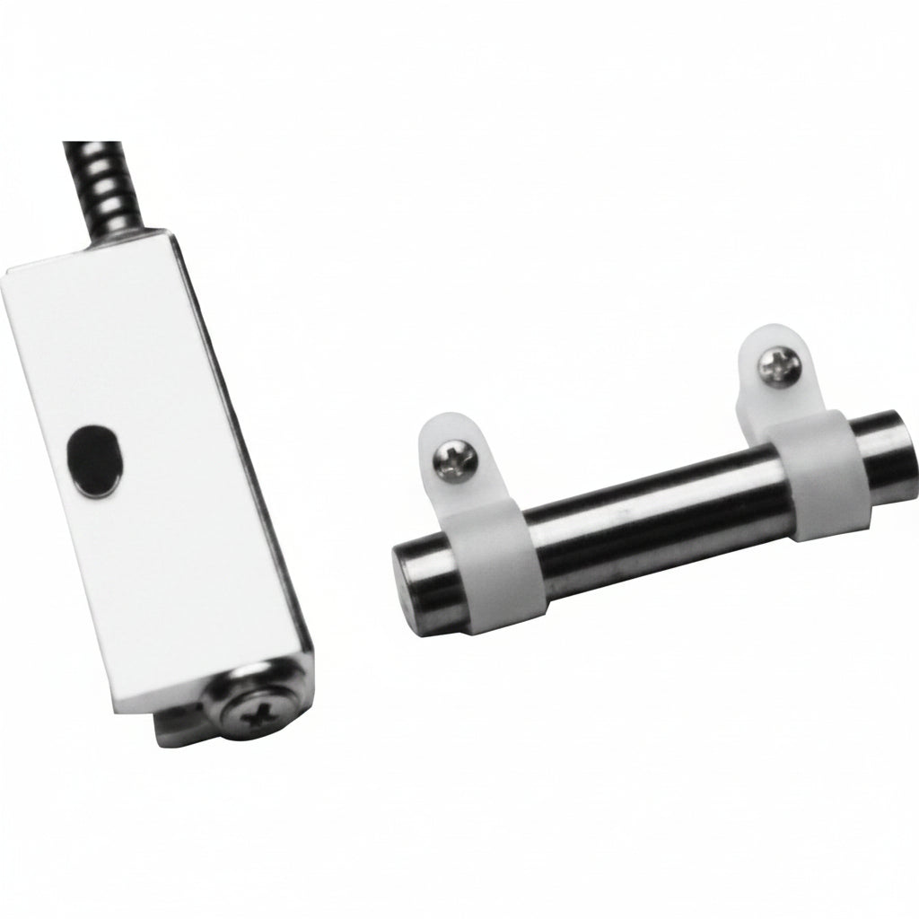 GRI 4612 Mini Curtain Door Switch Set with Reversible Probe and Armored Cable