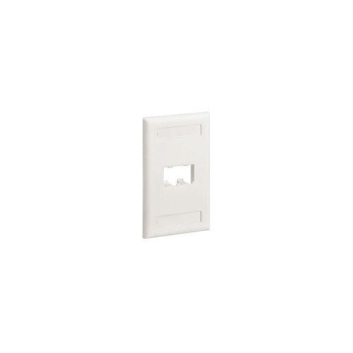 CFPL2IWY Mini-Com Classic 2-Port Wall Plate, Off-White