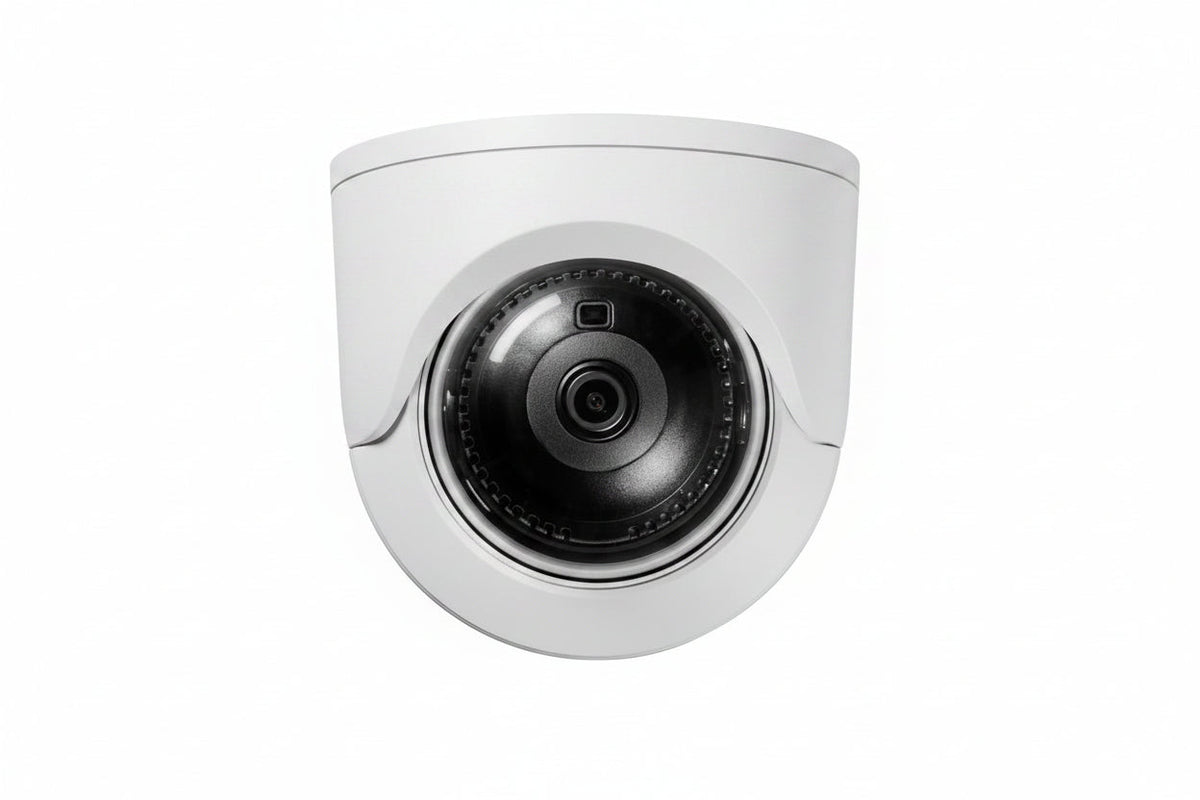 First Alert CX4DE08F28PW CX4D 8MP AI Dome Camera, 2.8mm Fixed Lens, White