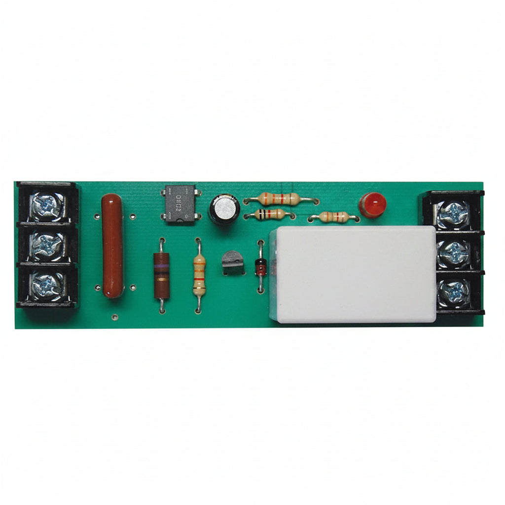 Functional Devices RIBMU1C 4.00" Track Mount Pilot Relay 15A SPDT with 10-30V AC/DC/120V AC Coil