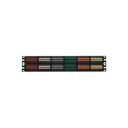 NKFP48Y NetKey 48-Port Patch Panel, Black