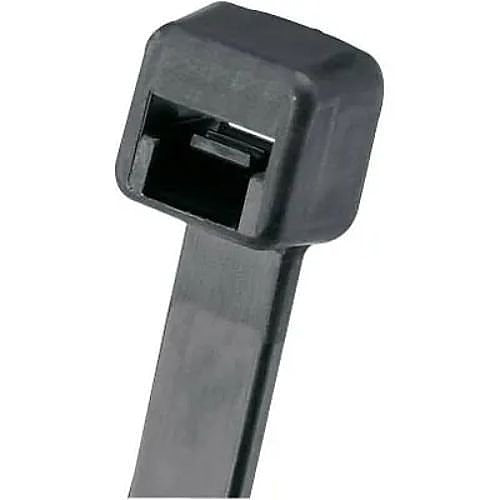 PLT2M-M0 Pan-Ty 8" Cable Ties, 18 lb Tensile Strength, Black, 1,000-Pack
