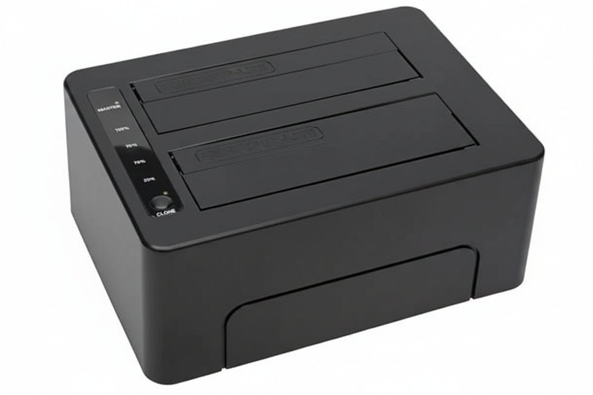 Eaton Tripp Lite U339-002 USB 3.0 SuperSpeed to Dual SATA External Hard Drive Docking Station with Cloning for 2.5" / 3.5" HDD