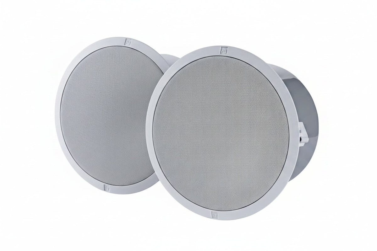 Electro-Voice EVID-C6.2 6.5" Two-Way Ceiling Loudspeaker, Pair, White