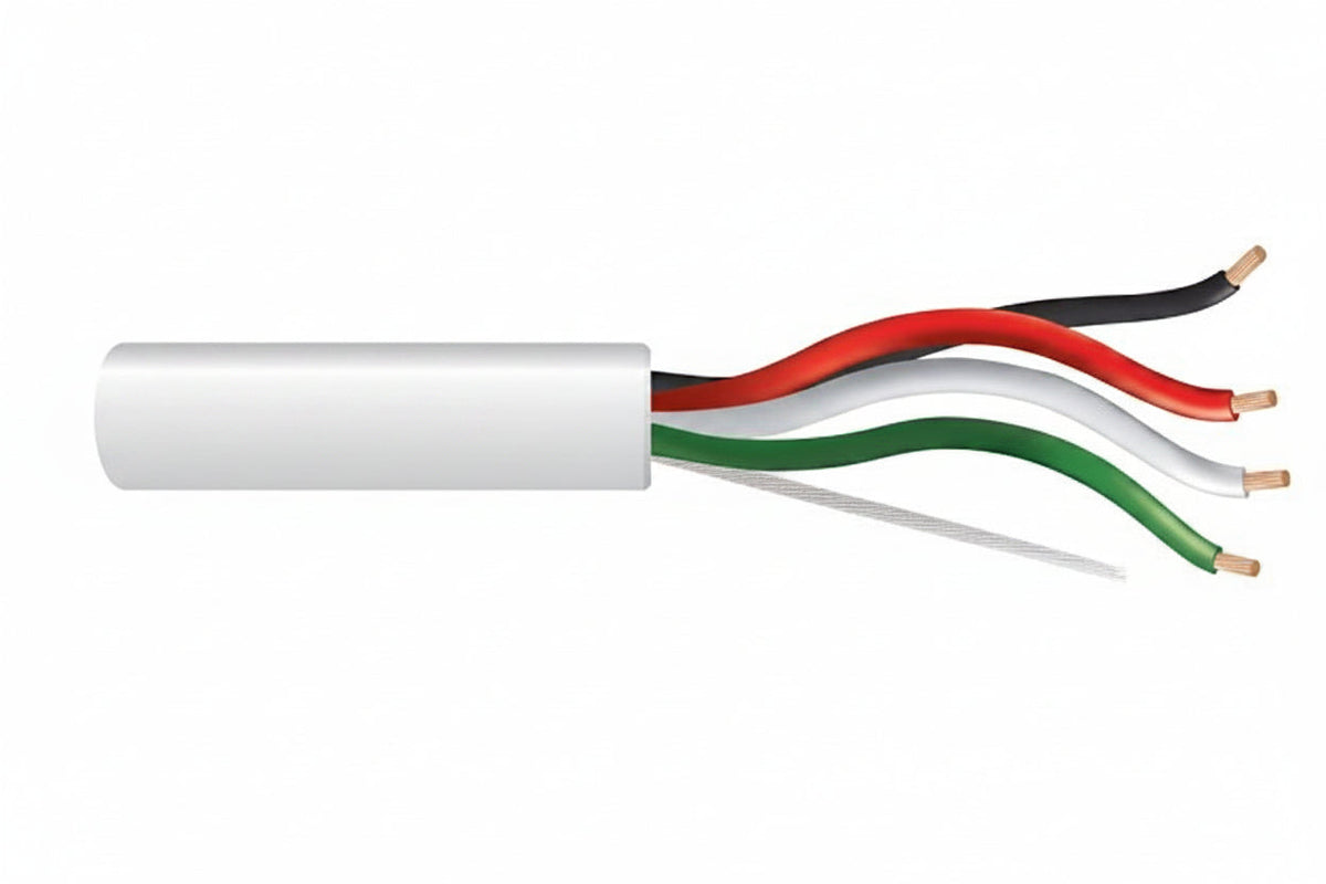 31221012 16/4 Stranded Unshielded Cable, Plenum, CMP, FT6, 1000' (304.8 m) Reel, Natural