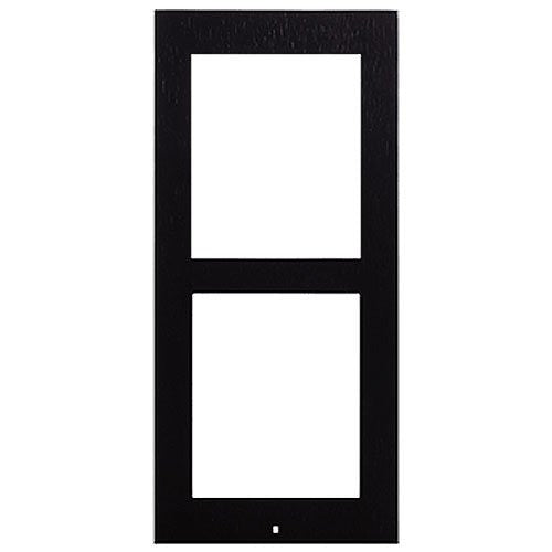 2N 01290-001 IP Verso 2-Module Surface Mount Faceplate Black