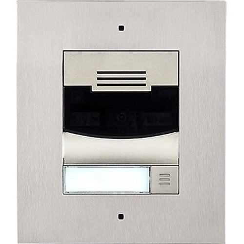 2N IP Solo 01300-001 Intercom with HD Camera Flush Mount Nickel