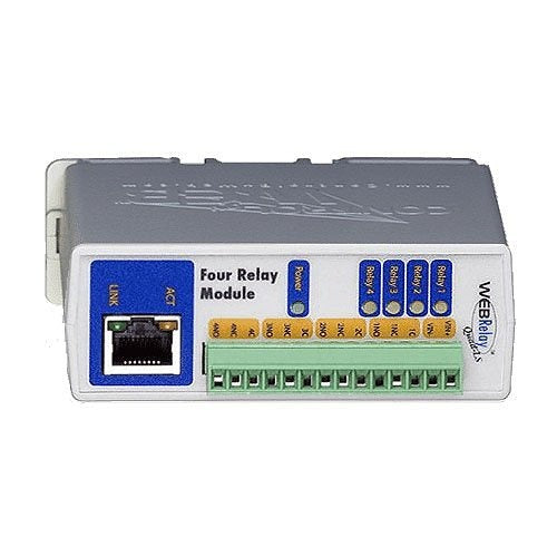 2N 01398-001 WebRelay Quad 4-Output IP Relay Controller