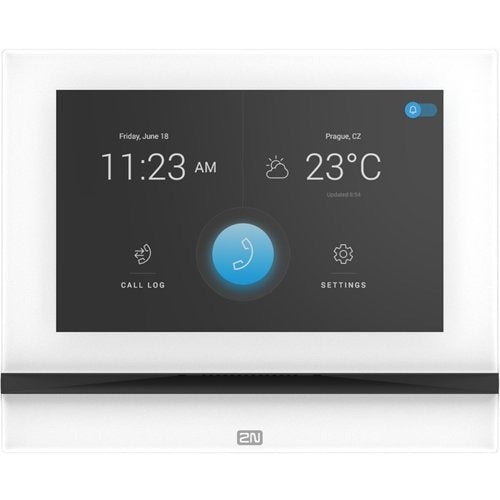 2N 02088-001 Indoor View 7" Touchscreen Video Master Station White