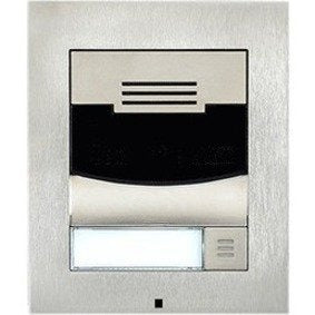2N 02203-001 Compact IP Solo Intercom without Camera for Surface Mount, Nickel