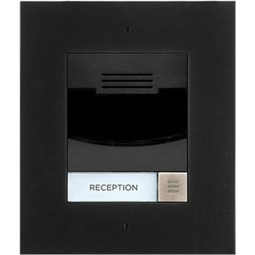 2N IP Solo 02204-001 Flush Mount Intercom Sub Station Black