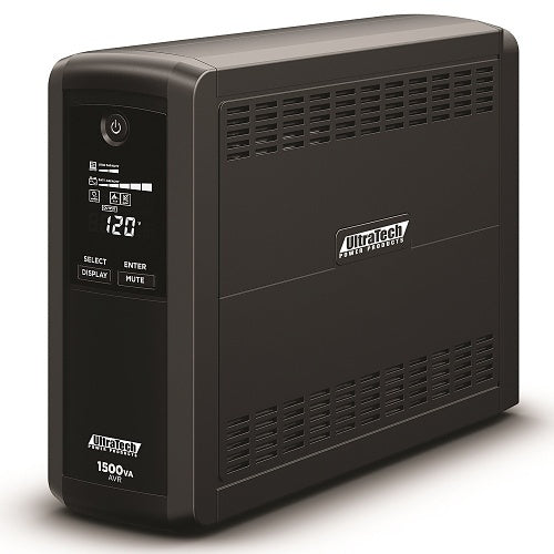 0E-1500V10RD 1500VA/ 900W Battery Backup Line-Interactive Mini-Tower UPS with 10 Surge Protected, Grounded Outlets