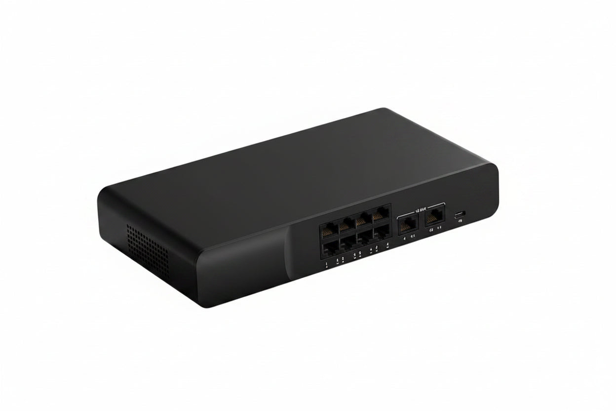 eero U021121 PoE Gateway, 10-Port Wired with 140W USB-C Power Adapter