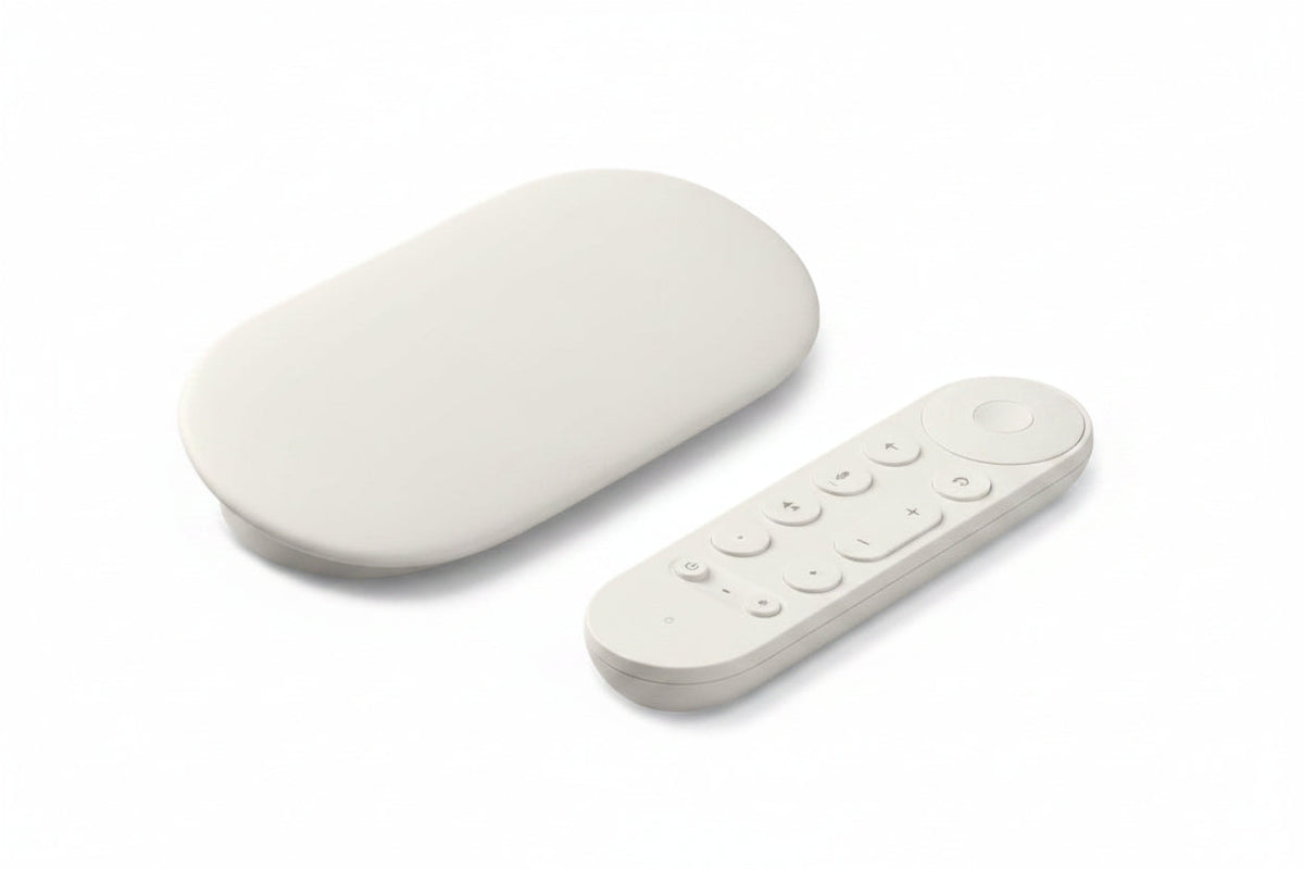 Google TV Streamer GA05662-US 4K Streaming Media Player, Porcelain