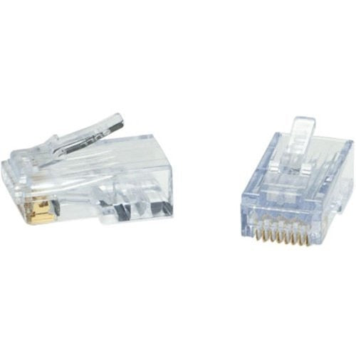 100028C ezEX44 Cat6 RJ45 Gold-Plated Connectors, 50-Pack