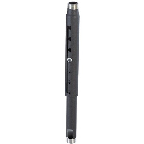 Chief CMS0406 Adjustable Extension Column, 1" Increments, Black, 4-6'