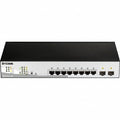 D-Link DGS-1210-10P 10-Port Gigabit Smart Managed PoE Switch with 65W PoE Budget