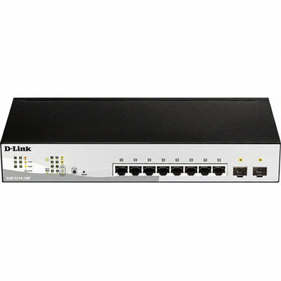 D-Link DGS-1210-10P 10-Port Gigabit Smart Managed PoE Switch with 65W PoE Budget