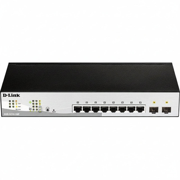D-Link DGS-1210-10P 10-Port Gigabit Smart Managed PoE Switch with 65W PoE Budget