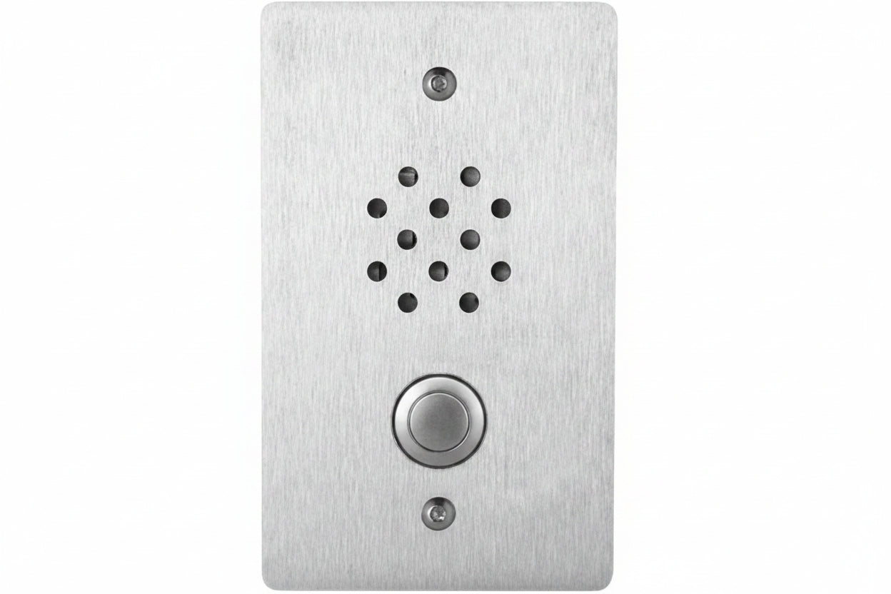 LE-SS-1G 1-Gang Door Station, Vandal and Weather Resistant, Stainless Steel