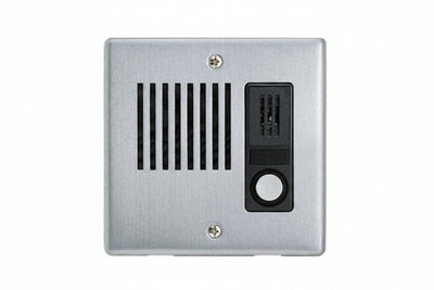 Aiphone LE-DA LEF Series Audio Only Intercom, Flush Mount Door Station, Stainless-Steel Cover