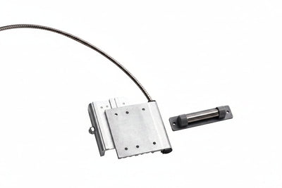 Edwards Signaling 2302 Series Curtain Door Magnetic Contact, IP6, 30V op voltage, 0.25A, 3W/VA, SPDT, track mount 2'SS armored lead, 3" gap.