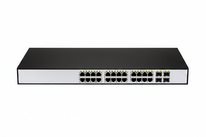 D-Link DGS-1210-28P 28-Port Gigabit Smart Managed PoE Switch with 4GB SFP Slots