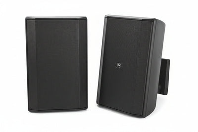 Electro-Voice EVID-S8.2TB Surface Mount Speaker 8" Cabinet 70/100V, Pair, Black