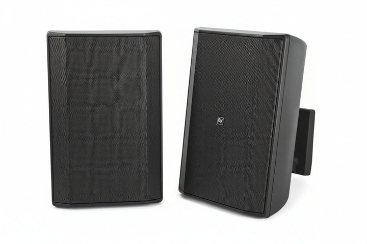 Electro-Voice EVID-S8.2TB Surface Mount Speaker 8" Cabinet 70/100V, Pair, Black