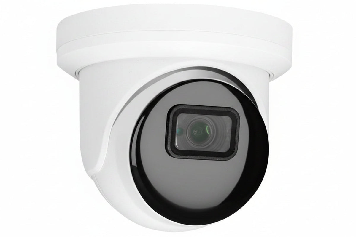 AVC-TE51F28 5MP HD-TVI Turret Camera, 2.8mm Fixed Lens, NDAA Compliant, White