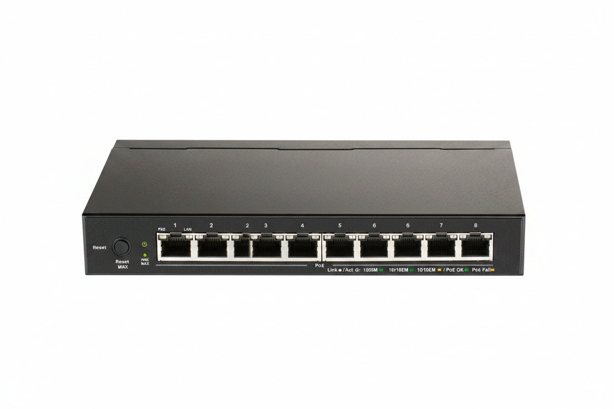 D-Link DGS-1100-08PV2 8-Port Gigabit PoE Smart Managed Switch