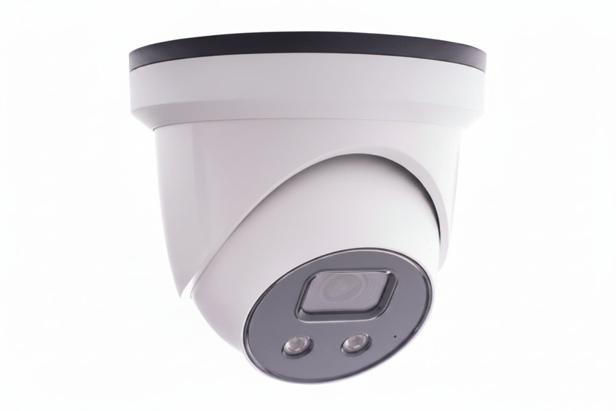 010-705-US CORE Series 4MP WDR Turret Camera, 2.8mm Fixed Lens, White