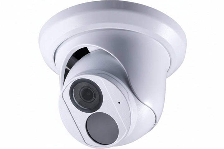 GV-EBD8800 AI 8MP H.265 Super Low Lux WDR Pro IR Turret IP Camera, 2.8mm Lens, White
