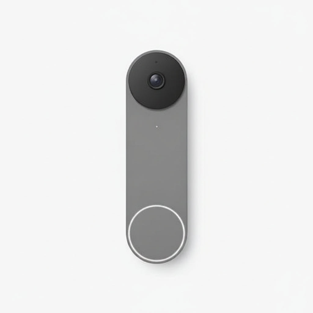 Google Nest Video Doorbell GA02076-US Battery-Powered Wi-Fi Smart Doorbell, Ash