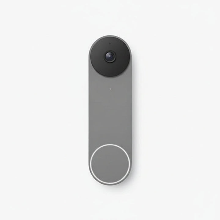 Google Nest Video Doorbell GA02076-US Battery-Powered Wi-Fi Smart Doorbell, Ash