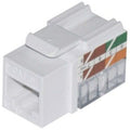 PRO 0E-C6KEYWH10 CAT6 RJ45 Keystone Vertical 8P8C, 10-Pack, White