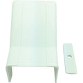0E-125DCW4 Drop Ceiling Raceway Connectors – 1-1/4" x 3/4" High-Impact Styrene, White, 4-Pack, Commercial and Residential Cable Management