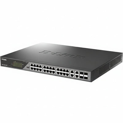 D-Link DSS-200G-28MPP 28-Port 10/100/1000 PoE Gigabit Ethernet Surveillance Switch